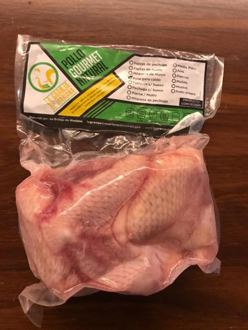 Base p/ caldo de huacal, alitas y rabadilla de pollo gourmet, por empaque.